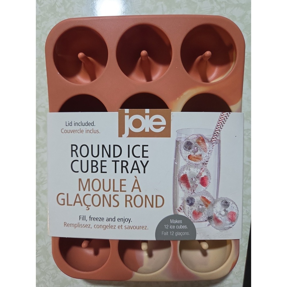 Round ice cube tray silicone